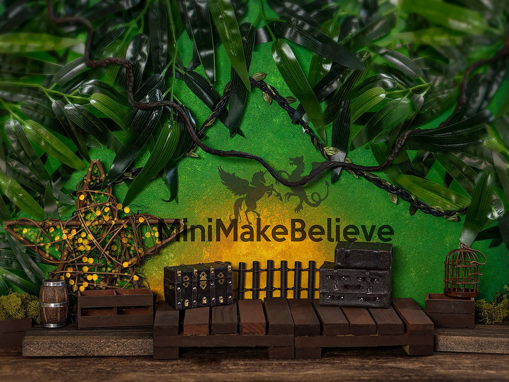 Kate Cake Smash Telón de fondo de la selva diseñado por Mini MakeBelieve