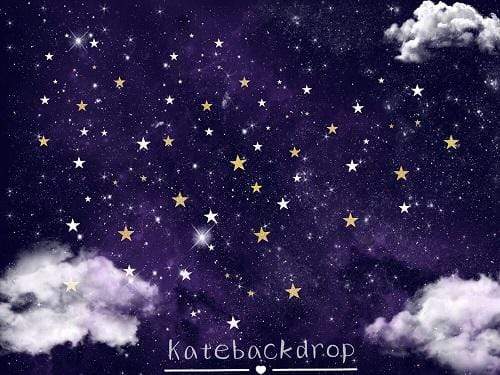 Cargar imagen en el visor de la galería, Katebackdrop£ºKate Starry Night Backdrop for Photography Designed by JFCC