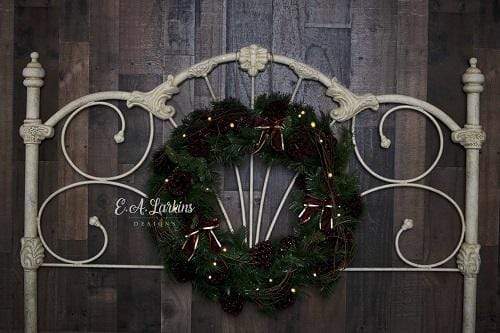Katebackdrop£ºKate Christmas Headboard Wreath Lights Backdrop Designed By Erin Larkins