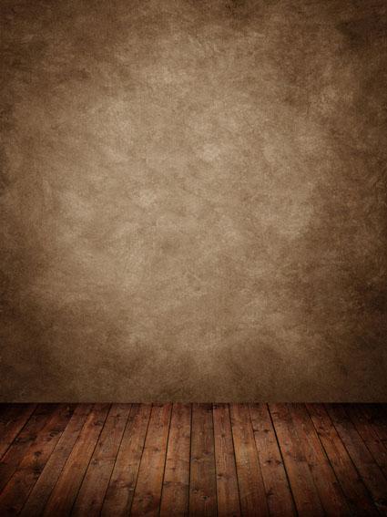 Kate Telón de fondo abstracto textura marrón con piso de madera para fotografía