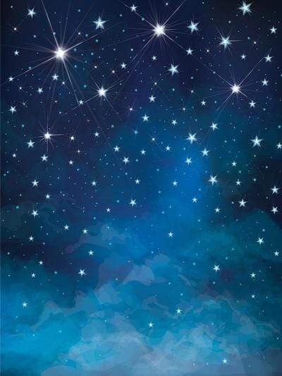 Katebackdrop£ºKate Children Night Blue Sky Light Stars Backdrop