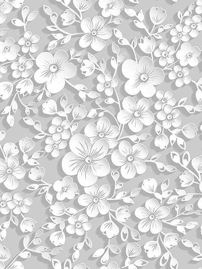 Kate White Carved Florals Background For Cake Smash - Katebackdrop