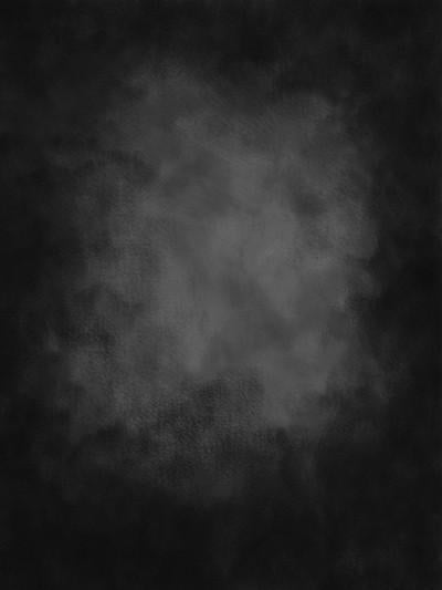 Kate Retrato de telón de fondo abstracto de textura gris alrededor de negro frío