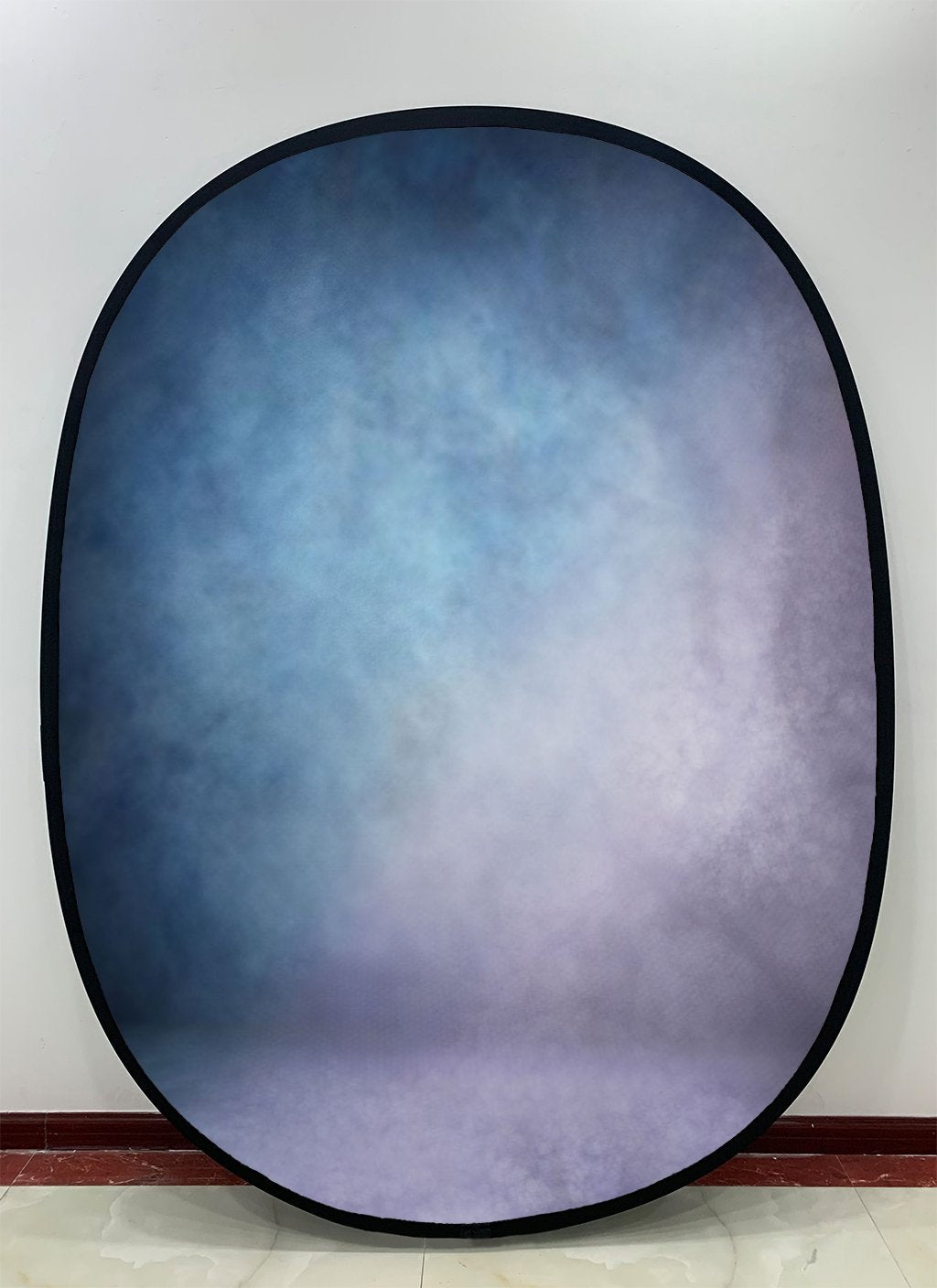 Cargar imagen en el visor de la galería, Kate Azul Púrpura Gradiente Textura abstracta / Azul oscuro Verde mezclado Marrón Rojo Fondo plegable Fotografía 1.5x2m