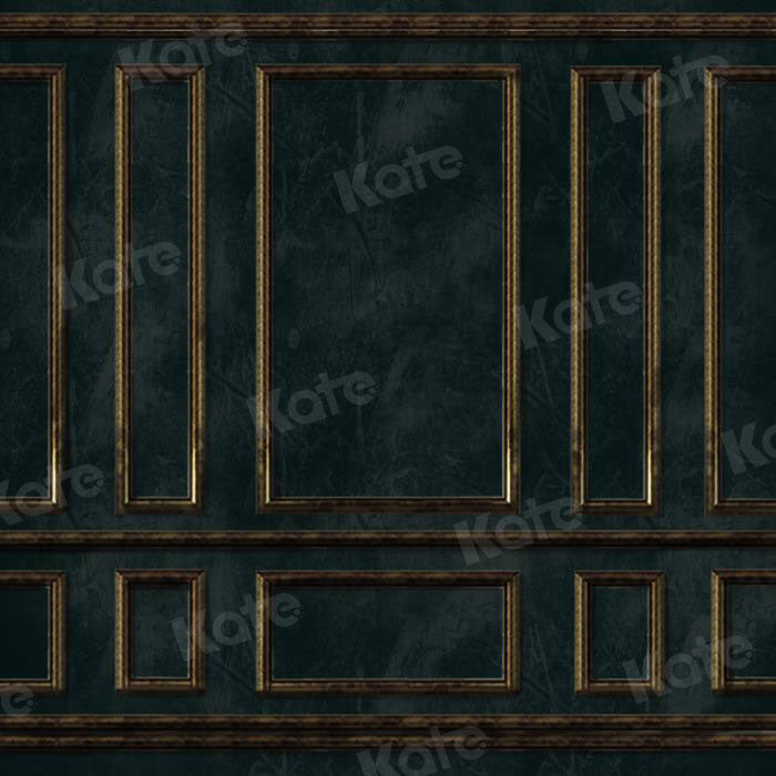 Kate elegante fondo de puerta de pared negra retro