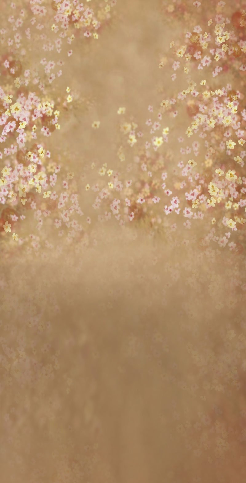 Kate Barrido de telón de fondo de flores de color marrón tembloroso para fotografía