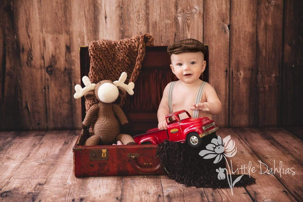 Katebackdrop£ºKate Retro Style Dark Brown Wood Wall Backdrops