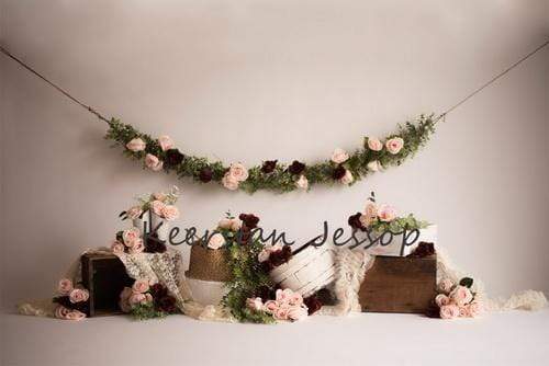 Katebackdrop£ºKate Spring Rose Blooms Floral Backdrop Designed by Keerstan Jessop