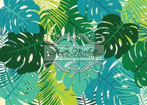 Katebackdrop£ºKate Jungle Rainforest Leaves Backdrop Designed By Krystle Mitchell Photography