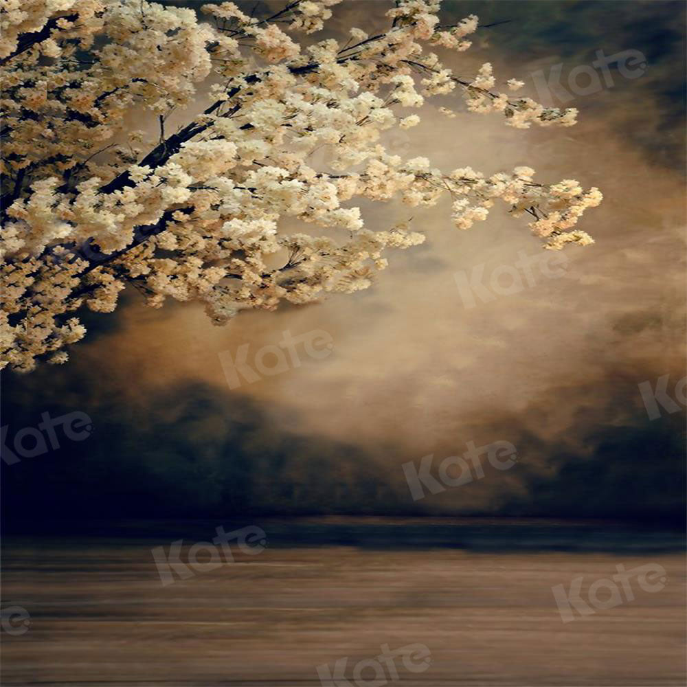 Fondo abstracto de Kate con telones de fondo de flores para fotografía