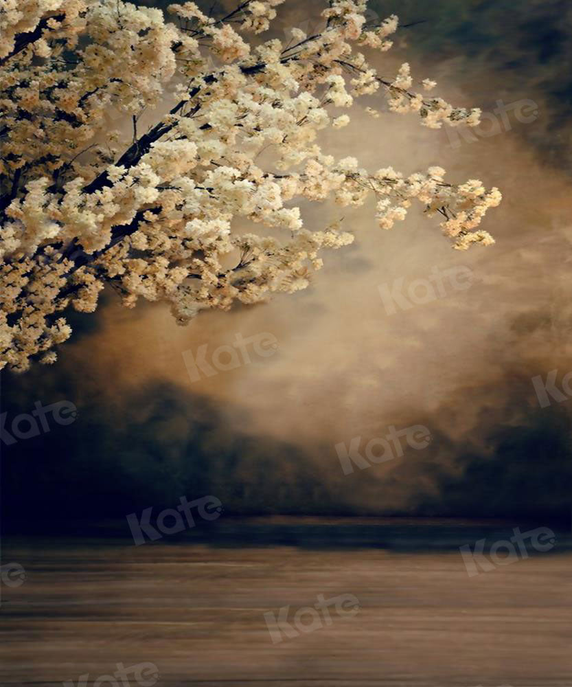 Fondo abstracto de Kate con telones de fondo de flores para fotografía