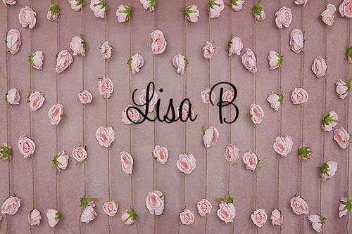 Katebackdrop£ºKate Spring Pink Hanging flowers Backdrop Designed by Lisa B