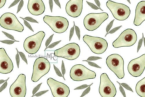 Kate Fondo de acuarela de aguacates diseñado por Mandy Ringe Photography