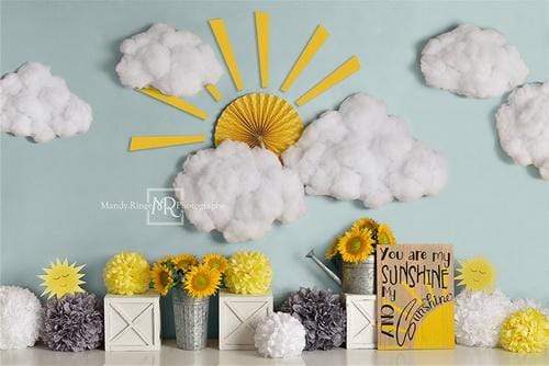 Katebackdrop£ºKate Sunflower Sunshine Children Backdrop Designed By Mandy Ringe Photography