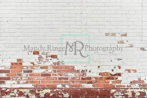 Katebackdrop£ºKate Shabby White and Red Brick Backdrop Designed By Mandy Ringe Photography