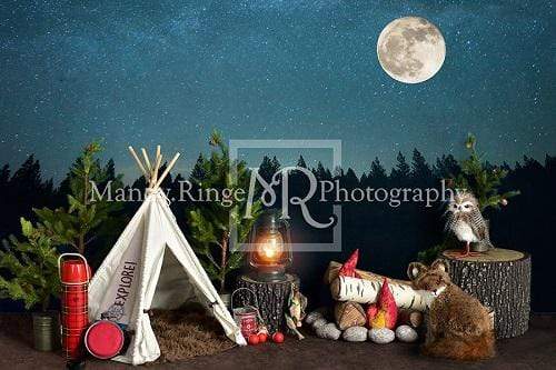 Katebackdrop：Kate Camping at Night Children Backdrop Designed By Mandy Ringe Photography