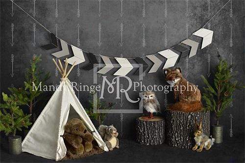 Katebackdrop£ºKate Wild Birthday with Animals Children Backdrop Designed By Mandy Ringe Photography