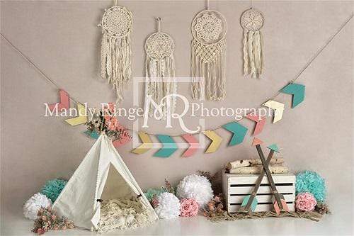 Katebackdrop£ºKate Wild Boho Girl Birthday Backdrop Designed By Mandy Ringe Photography