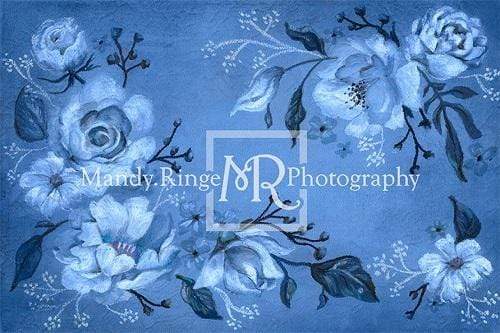 Katebackdrop£ºKate Fine Art Blue Flowers Backdrop Designed By Mandy Ringe Photography