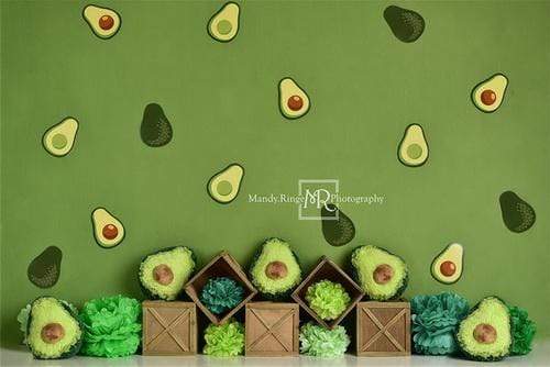 Katebackdrop£ºKate Green Avocado Party Children Backdrop Designed By Mandy Ringe Photography