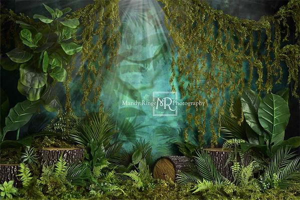 Kate Telón de fondo de la selva cumpleaños bosque niños