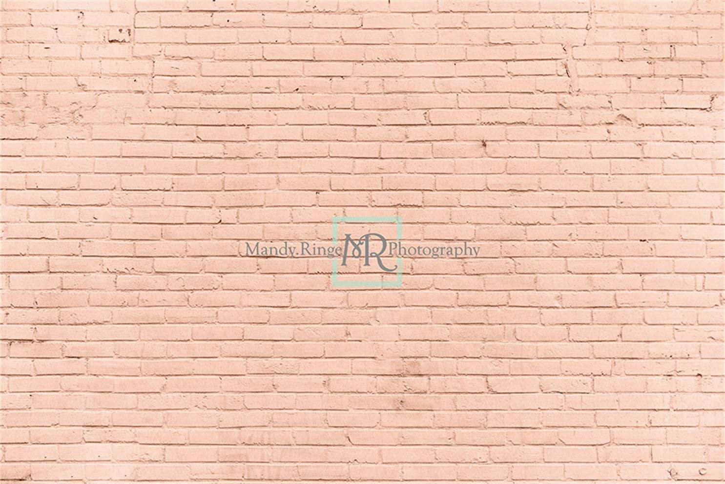 Katebackdrop£ºKate Peach Brick Photo Backdrop Designed by Mandy Ringe Photography