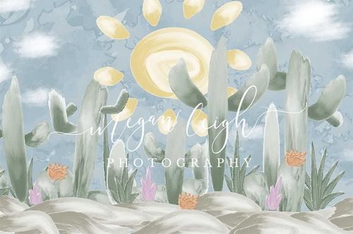 Katebackdrop£ºKate Cactus Sunny Spring Backdrop Designed by Megan Leigh Photography