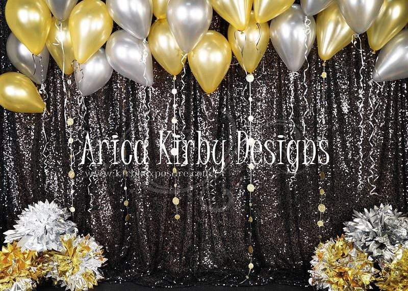 Katebackdrop：Kate Golden New Years Bash Backdrop designed by Arica Kirby