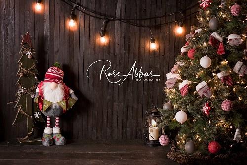 Kate Fondo de Navidad de pared oscura diseñado por Rose Abbas
