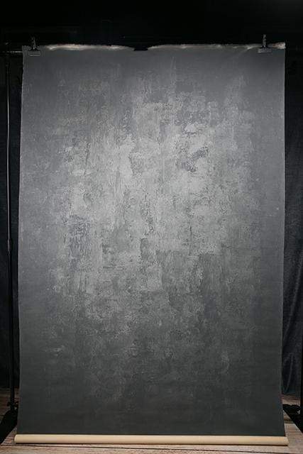 Katebackdrop£ºKate Abstract Texture Dark Gray Color Hand Painted Canvas Backdrop