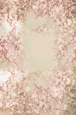 Cargar imagen en el visor de la galería, Kate Fondo de primavera con patrón de flores rosadas Diseñado por Jerry_sina