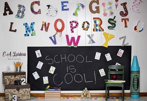 Katebackdrop£ºKate Back to School Cool Backdrop for Children Photography Designed By Erin Larkins