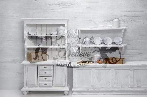 Katebackdrop£ºKate Chic White Kitchen Backdrop Designed by Mini MakeBelieve