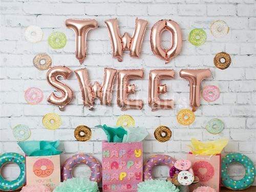 Katebackdrop£ºKate Children Birthday Sweet Donuts Backdrop Designed by Tyna Renner