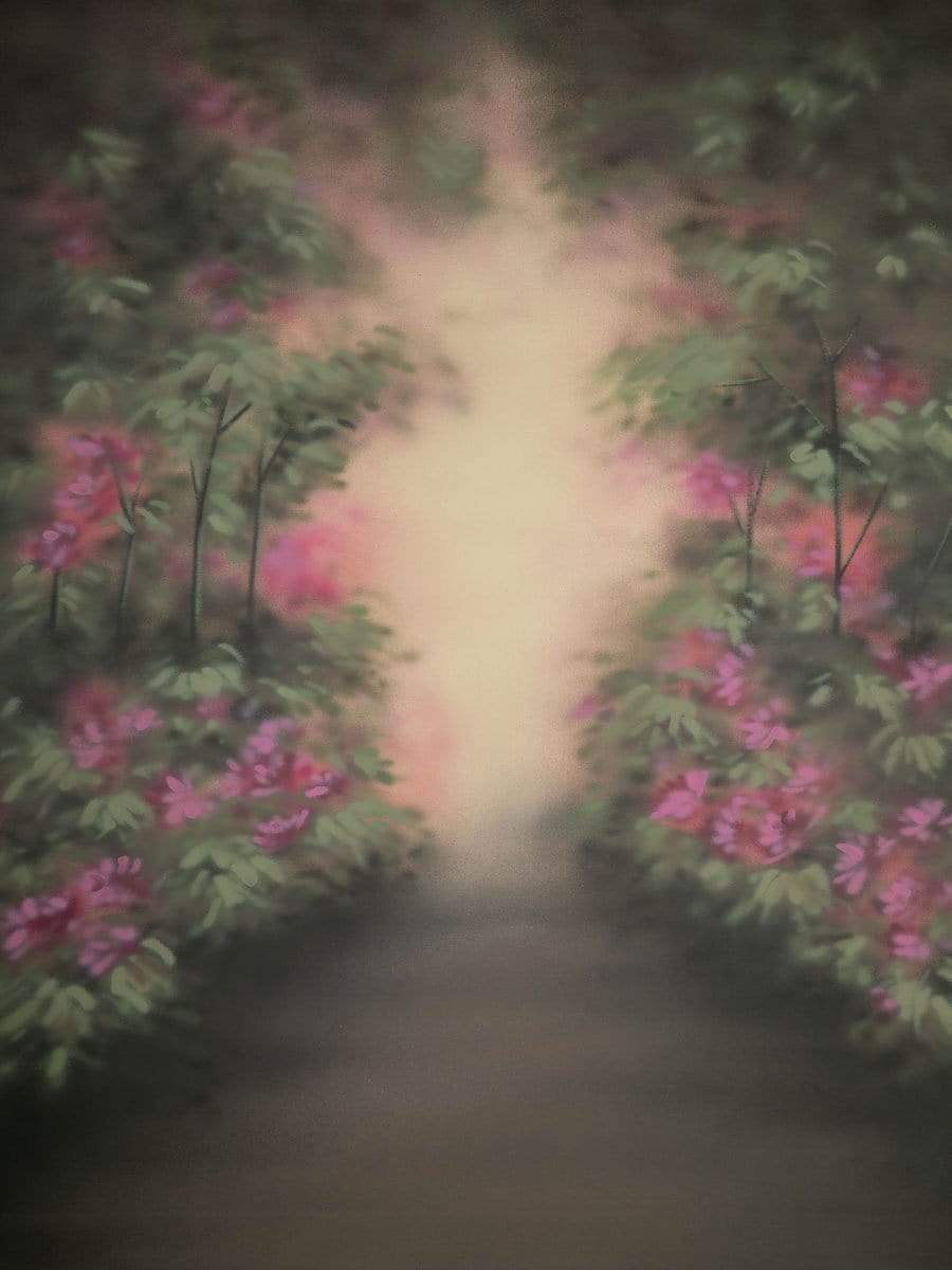 Katebackdrop£ºKate Hand Painted Flowers Fantasy Forest Spray Painted Backdrops