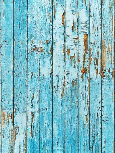 Katebackdrop£ºKate Retro Style Blue Broken Wood Wall Backdrop