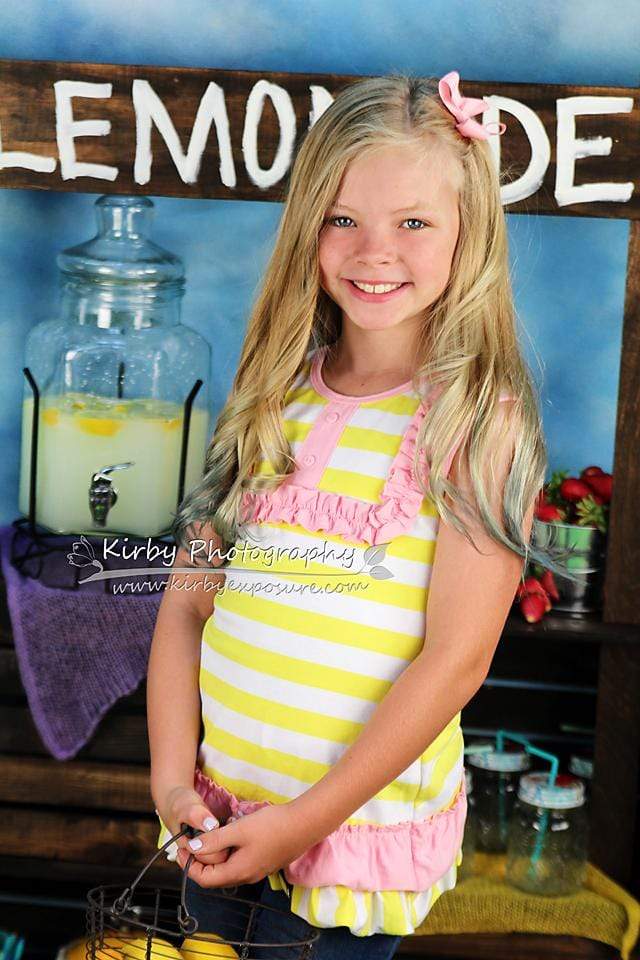 Cargar imagen en el visor de la galería, Katebackdrop：Kate When Life Gives You Lemons Summer Backdrop designed by Arica Kirby