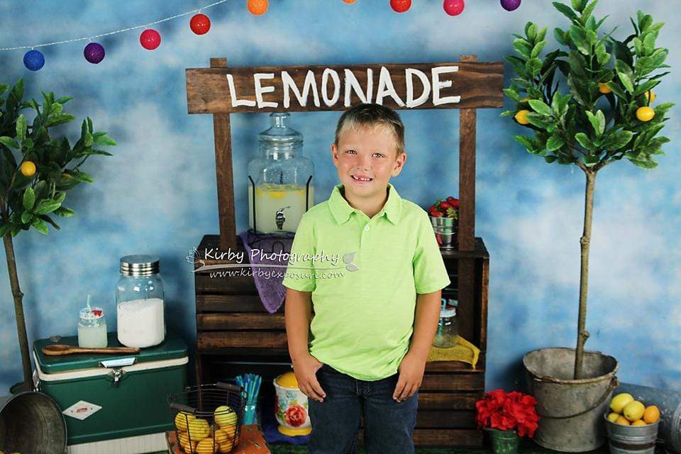 Cargar imagen en el visor de la galería, Katebackdrop：Kate When Life Gives You Lemons Summer Backdrop designed by Arica Kirby