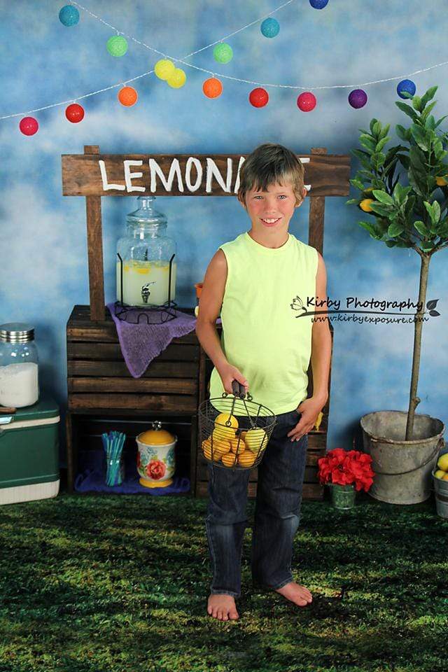 Katebackdrop：Kate When Life Gives You Lemons Summer Backdrop designed by Arica Kirby