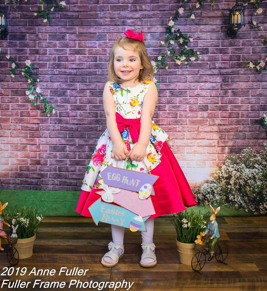 Katebackdrop£ºKate Spring Session Flower Brick Backdrop