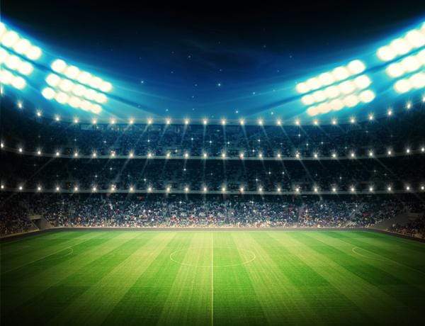 Katebackdrop：Kate Football Sport Stadium Photography Backdrops Bright Lights Stage Photo Backgrounds