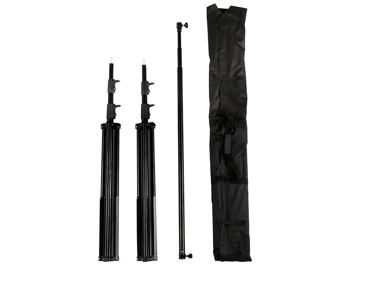 Kate Equipment 9.2x10ft Soporte de fondo de aluminio negro (3,5 cm de grosor)