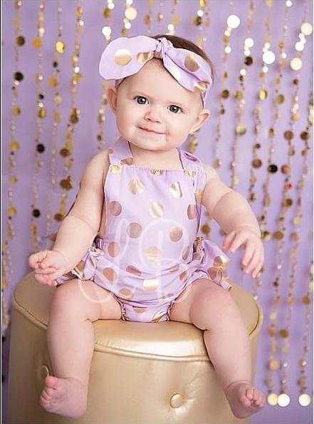Katebackdrop£ºKate Purple Gold Dots Children Backdrop for Photography Designed by Lisa B