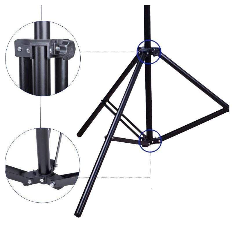 Katebackdrop：Kate Backgrounds Stand Equipment Black Framework Manual Aluminum