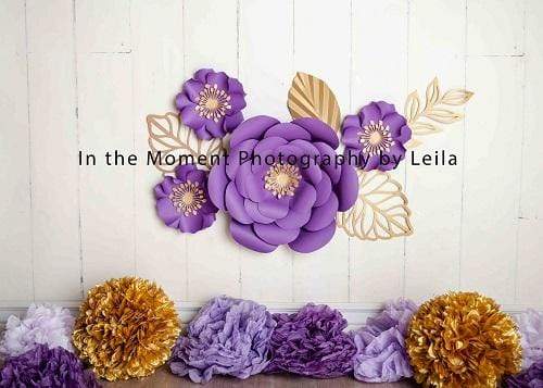 Katebackdrop£ºKate Purple Elegance Floral Backdrop for Photography Designed By Leila Steffens